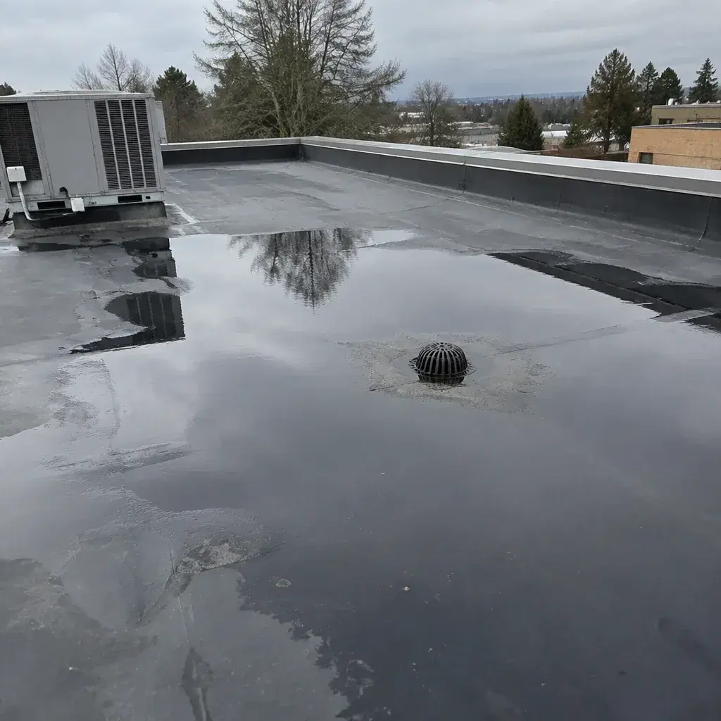 Office Building Roof Leak Repair roof leak repair in Renton, WA